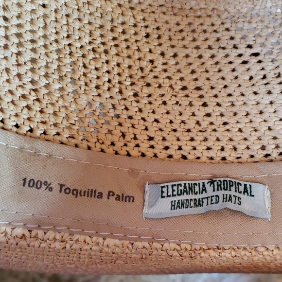 NWT Elegancia Tropical Panama hat m main image 7